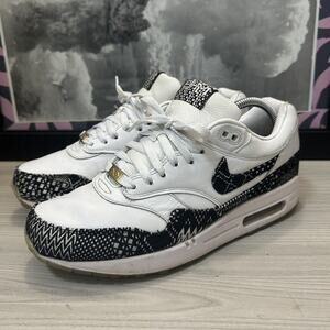 RARE 2015 VNDS NIKE AIR MAX 1 BHM BLACK HISTORY WHITE/BLACK SZ 9 739386-100
